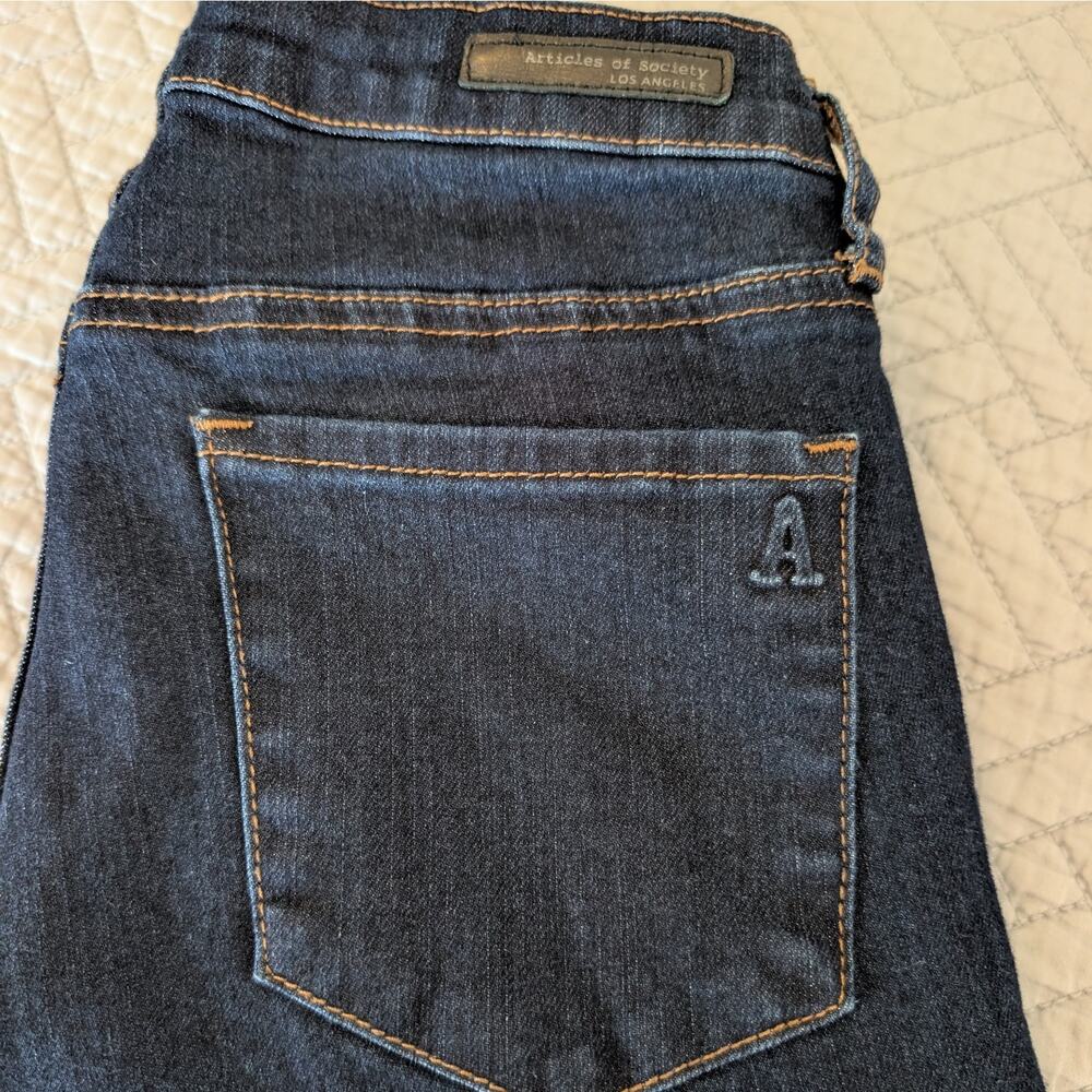Articles of Society Jeans Women's Size 26 Dark Blue Skinny (0359)